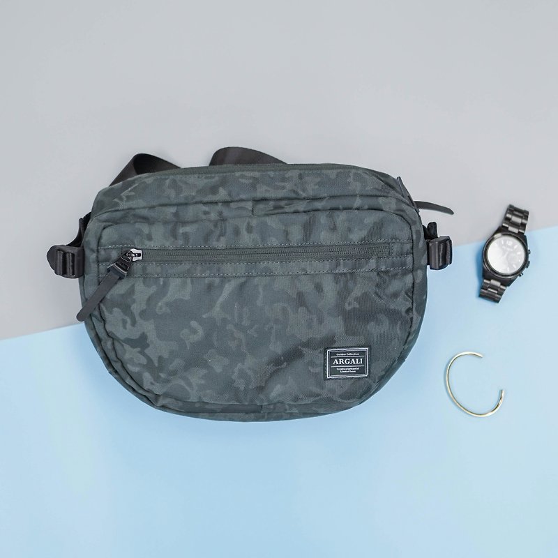 Elf Shoulder Bag Green Camouflage - Messenger Bags & Sling Bags - Other Materials Green