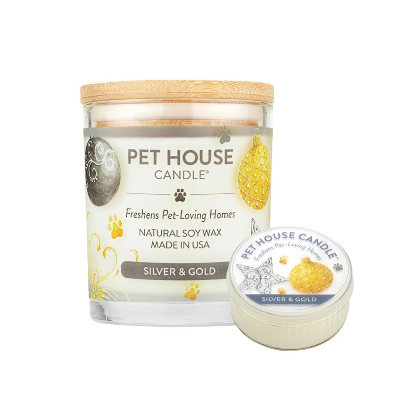 American PET HOUSE Indoor Deodorizing Pet Fragrance Candle - Christmas Blessings - เทียน/เชิงเทียน - ขี้ผึ้ง 