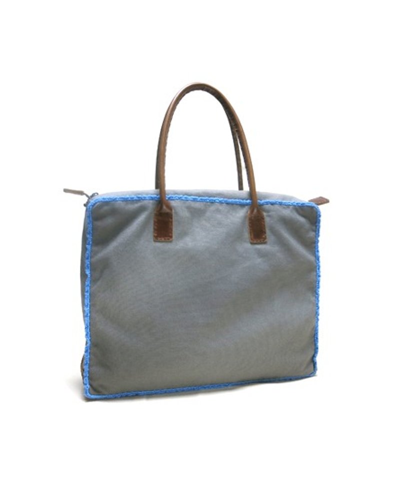 Casedee Bag V1.H - กระเป๋าถือ - ผ้าฝ้าย/ผ้าลินิน สีเทา