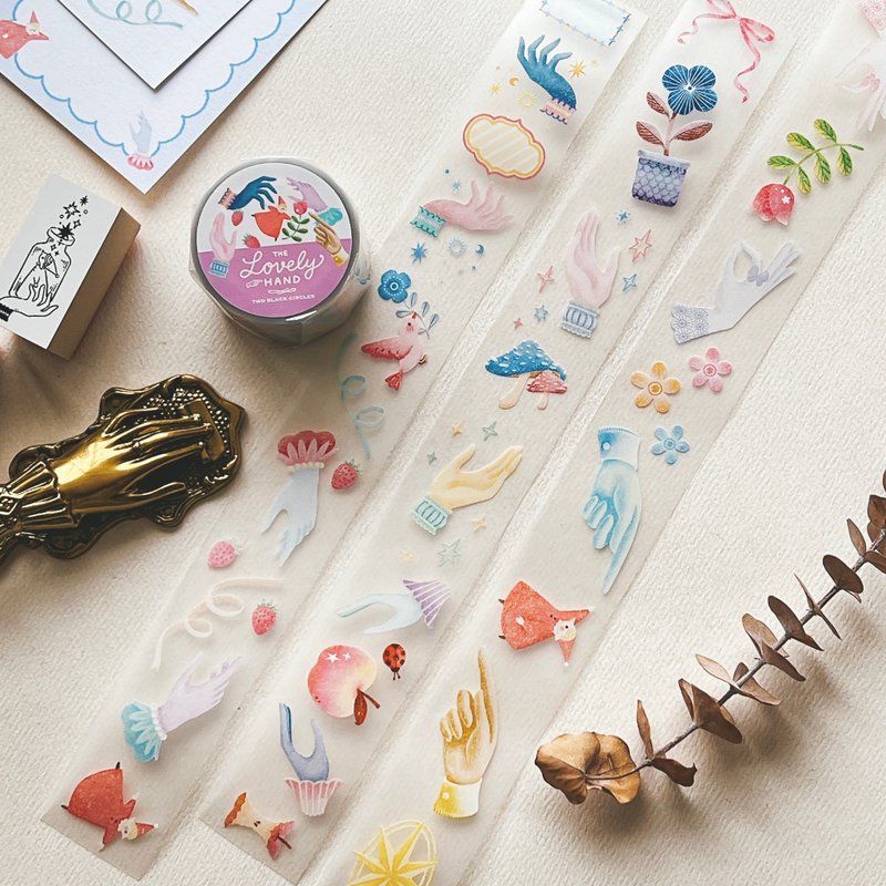 【THE LOVELY HAND】MATTE PET - Washi Tape - Paper 