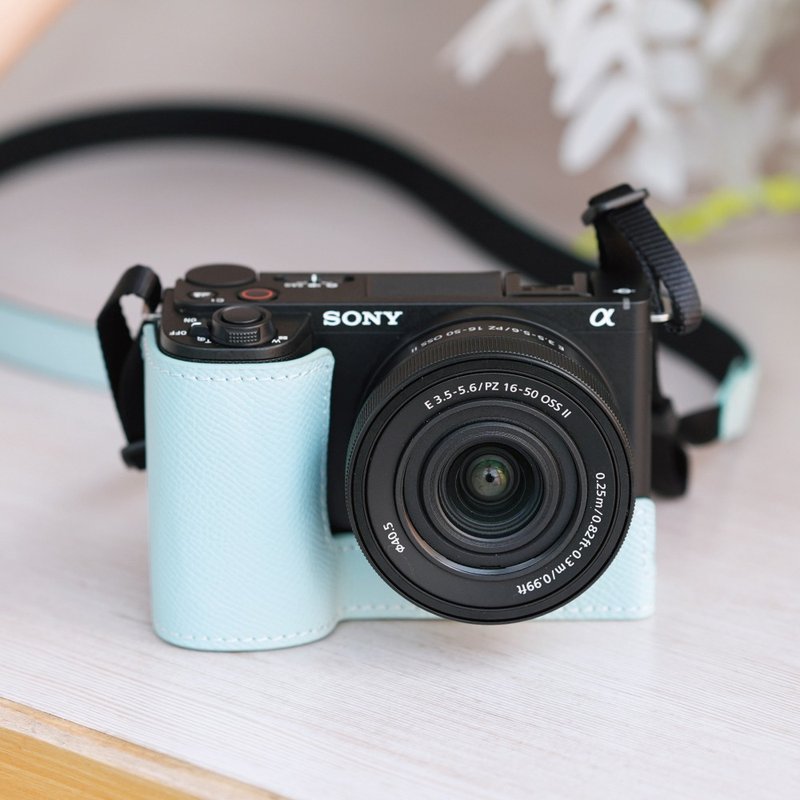 Camera Body Case for SONY ZV-E10 II / ZVE10II  (5 colors) - กล้อง - หนังแท้ หลากหลายสี