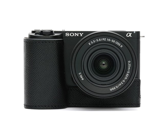 対応機種：SONY ZV-E10 II ハンドグリップパターンレザーカメラ