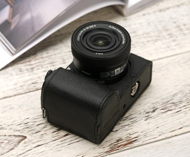 対応機種：SONY ZV-E10 II ハンドグリップパターンレザーカメラ