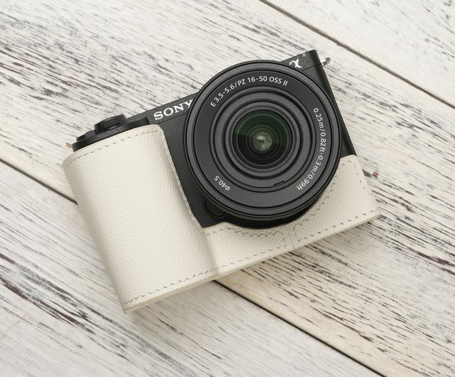 対応機種：SONY ZV-E10 II ハンドグリップパターンレザーカメラ