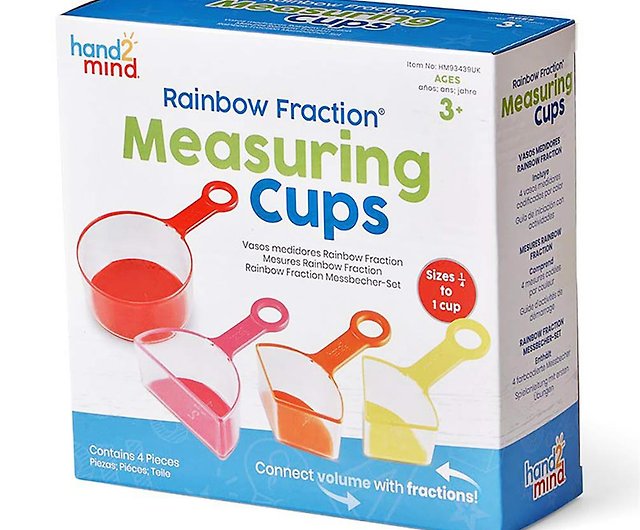hand2mind Rainbow Fraction Measuring Spoons