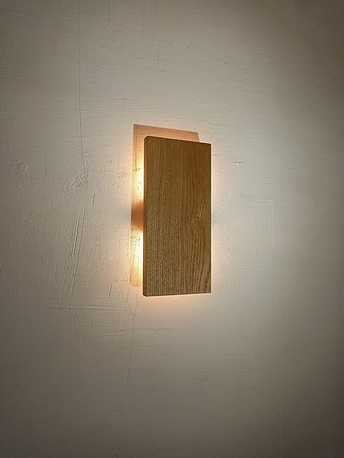 LUBBRO Wood wall light Modern wall sconce Wood lamp Wall sconce light Wood sconce
