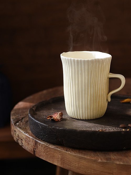 言己生活 手工陶瓷馬克杯北歐簡約情侶杯原創創意水杯咖啡杯紅茶杯拿鐵杯