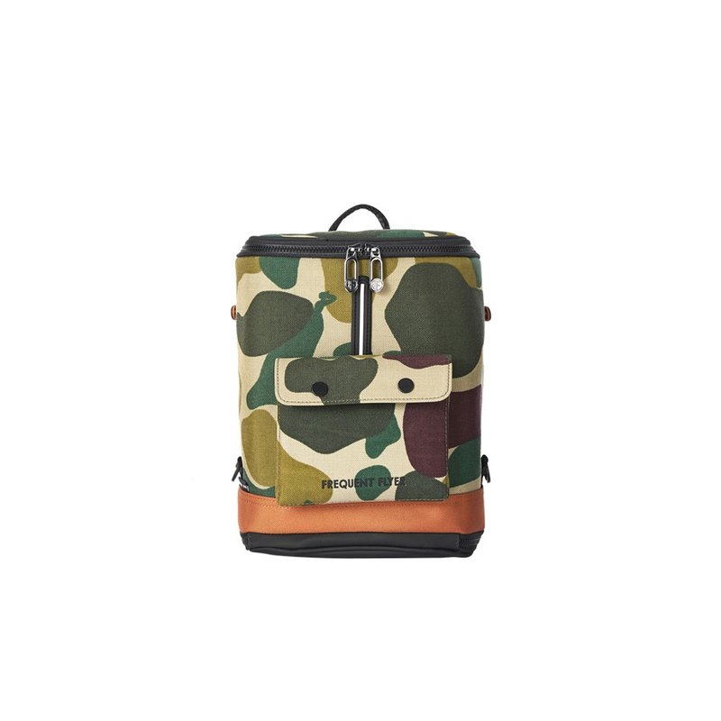 FREQUENT FLYER Captain Backpack (MINI)-Camouflage Khaki - Backpacks - Other Man-Made Fibers Multicolor