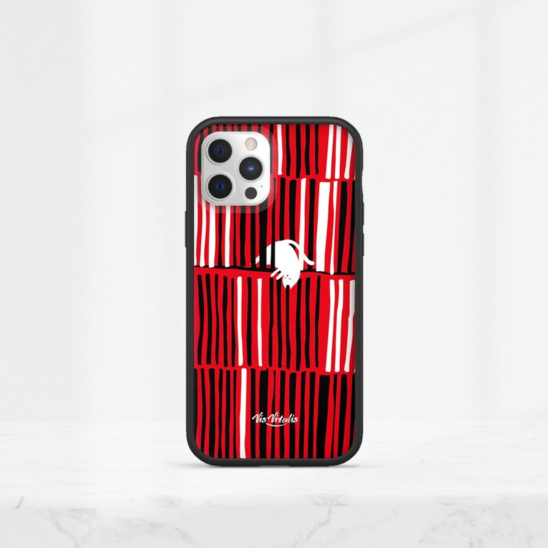 Peekaboo D phone case/rhino shield custom//iPhone - Phone Cases - Plastic Red