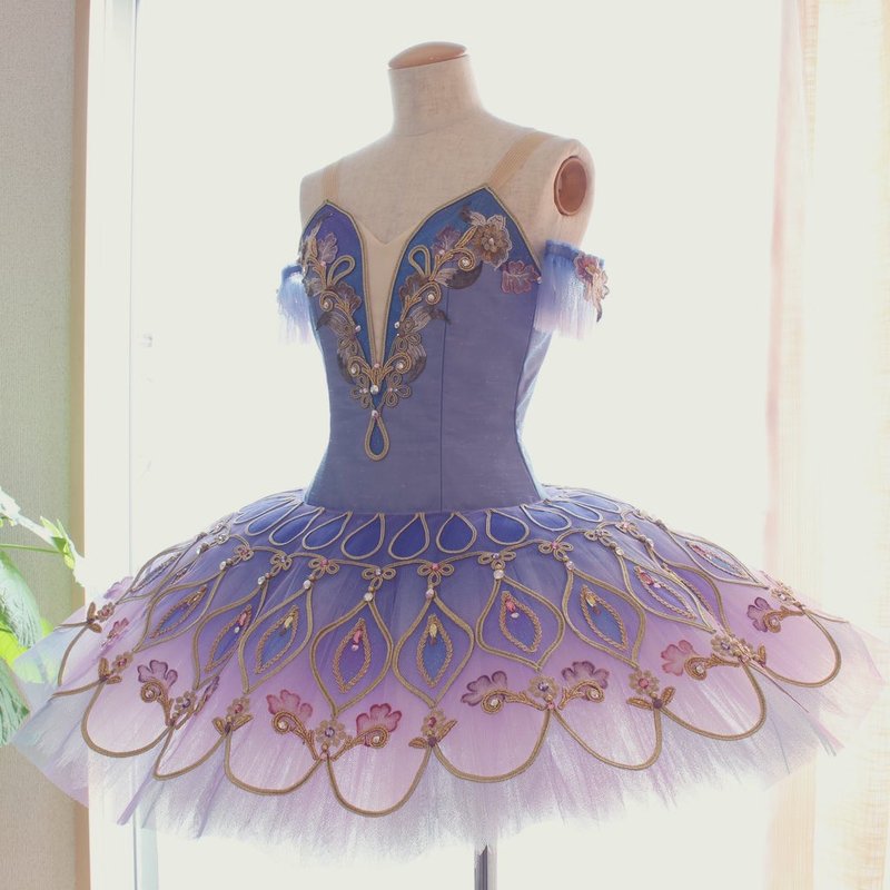 芭蕾舞服裝 法老的女兒　海盜等 - 女運動上衣/背心 - 其他材質 藍色