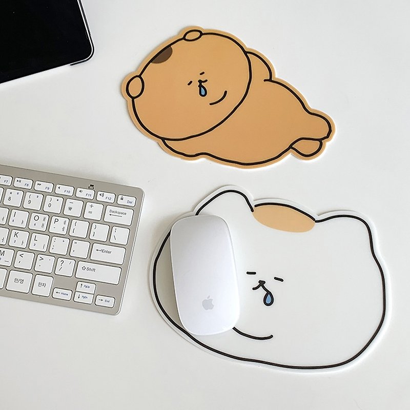 【3 MONTHS Official Agent】Youzai Mouse Pad / Abu Mouse Pad - Headphones & Earbuds Storage - Plastic Brown