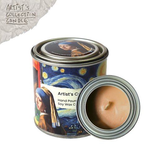 sleep-ing Artist Candle Collection - Girl with a Pearl Earring (Johannes Vermeer) 180 g.