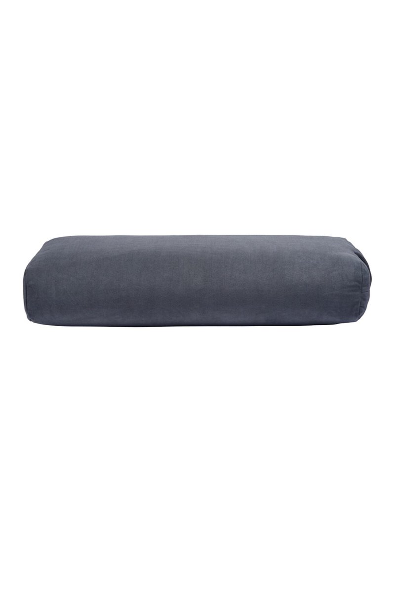 Manduka ENLIGHT RECTANGULAR BOLSTER-Thunder grey - Fitness Equipment - Other Man-Made Fibers Gray