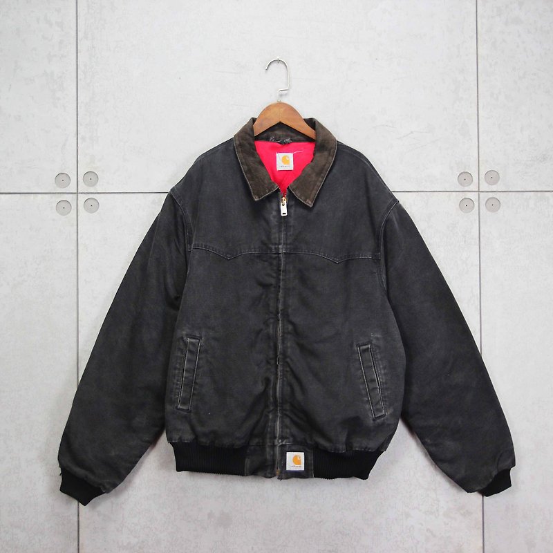 Tsubasa.Y vintage house Carhartt black work coat 001, work cost - Men's Coats & Jackets - Other Materials 