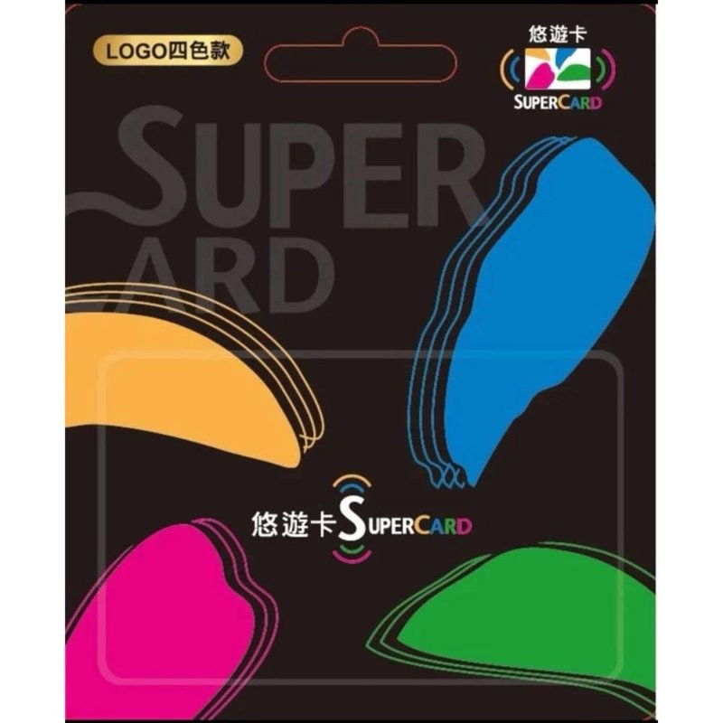 SUPERCARD悠遊卡-LOGO四色款 - 造型悠遊卡/交通卡 - 其他材質 