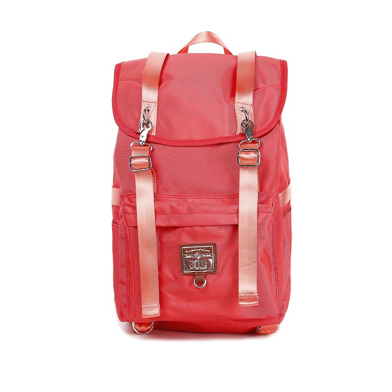 2016RITE 軍袋包(L)║尼龍橙紅║ - 後背包/書包 - 防水材質 紅色
