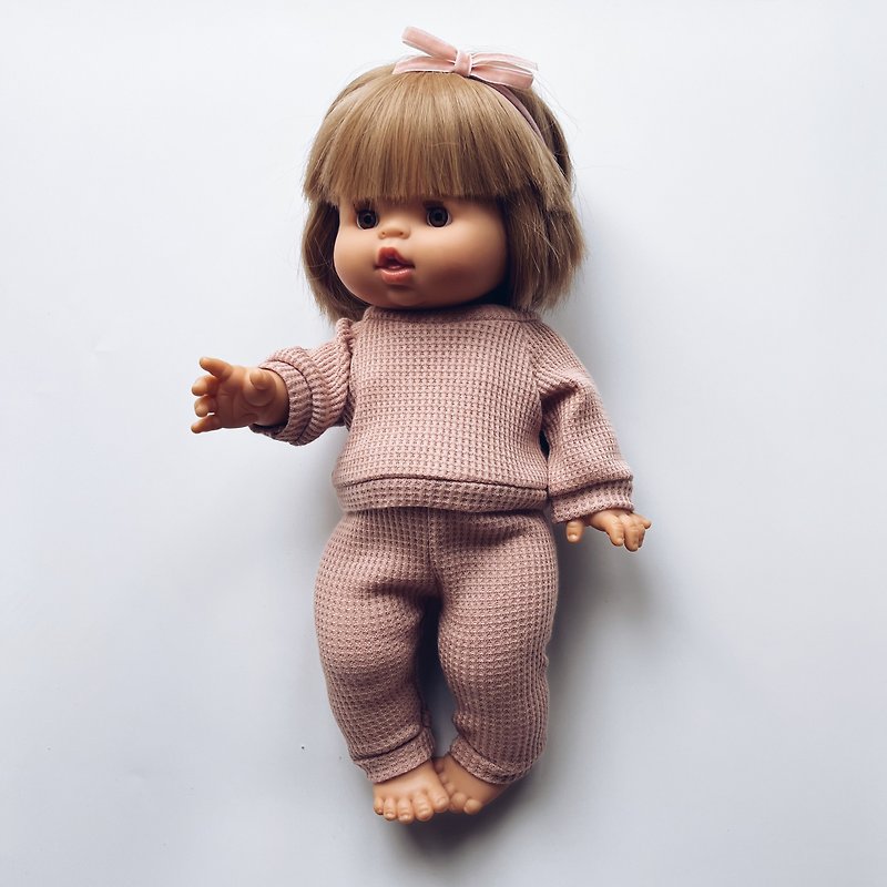 ミニケイン13インチ人形、洋服人形パオラレイナのための高速輸送USA衣装 - 知育玩具・ぬいぐるみ - サステナブル素材 ピンク
