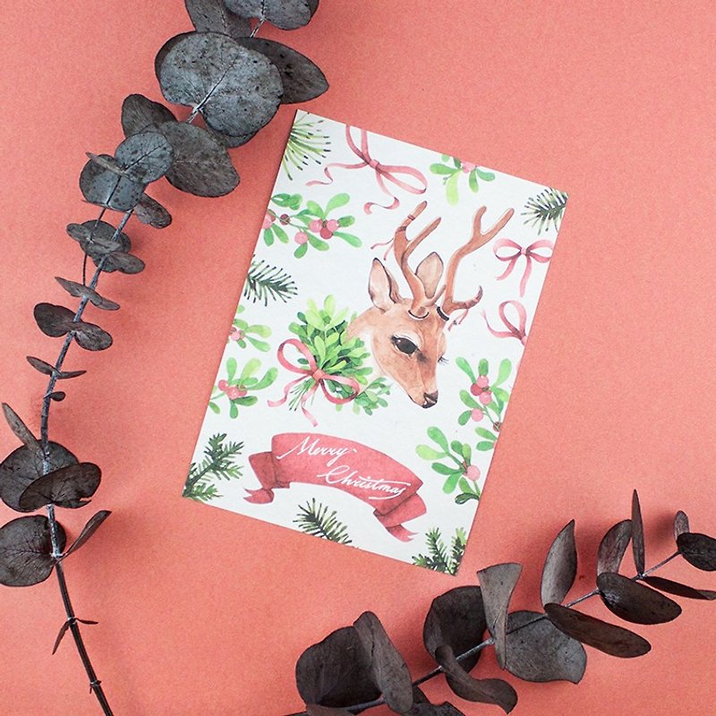Postcard - Parasailing and deer - Cards & Postcards - Paper Red