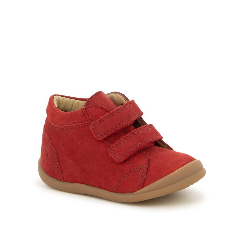 Pom D'api - Flex-up Velcro Nubuck Toddler Boots - Rouge - รองเท้าเด็ก - หนังแท้ 