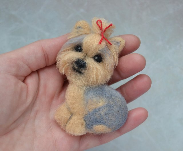 Handmade Dog Yorkshire Terrier Custom Personalized Stuffed Dog