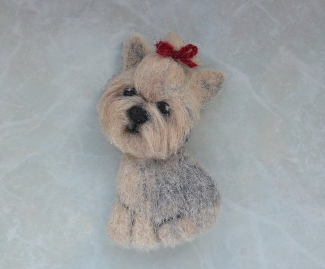 Handmade Dog Yorkshire Terrier Custom Personalized Stuffed Dog