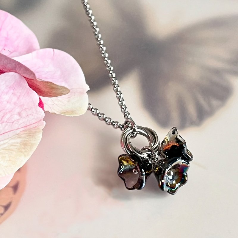 Fantasy Flower Necklace - Jewelry DIY Experience (Chainmail) Tamsui Yunmen Chundou Market - งานโลหะ/เครื่องประดับ - สแตนเลส 