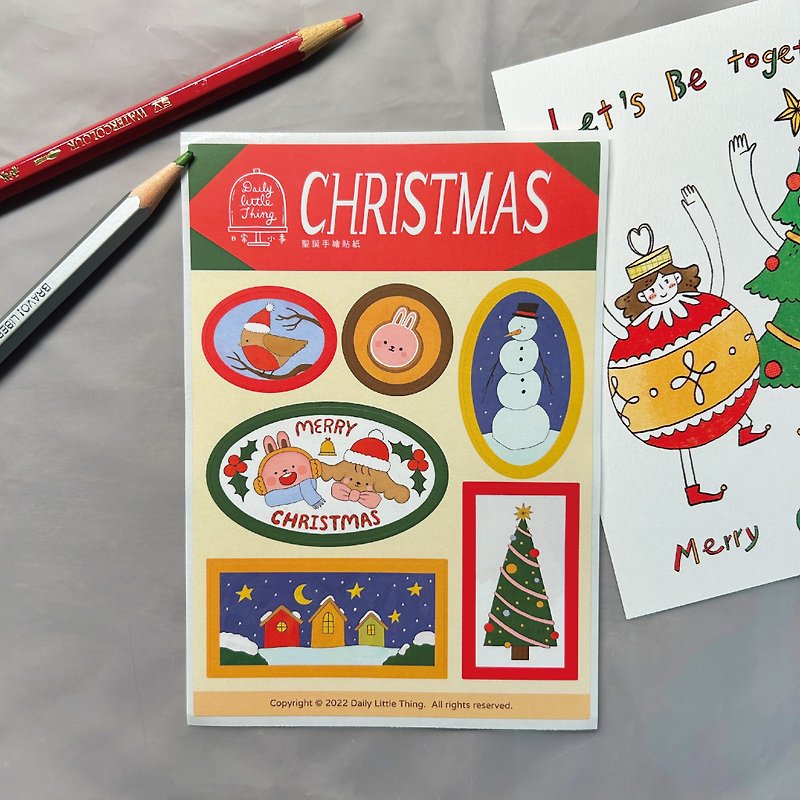 Christmas Season Sticker Sheet - Stickers - Paper 