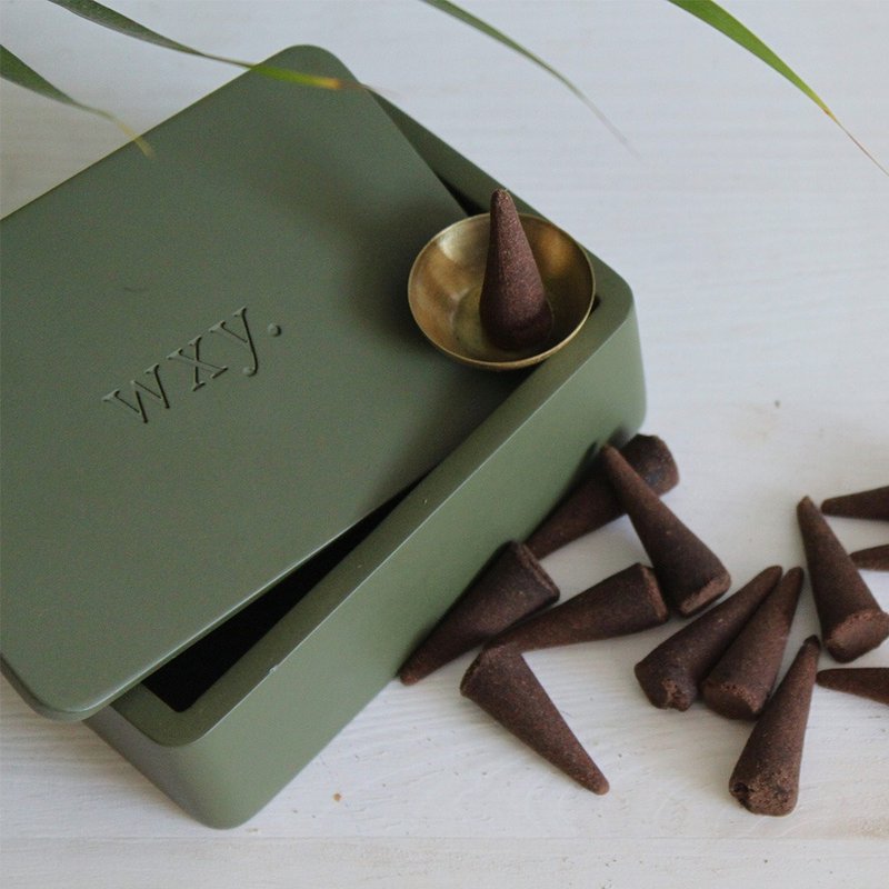 wxy Incense Cones- White Sage - น้ำหอม - พืช/ดอกไม้ สีเขียว