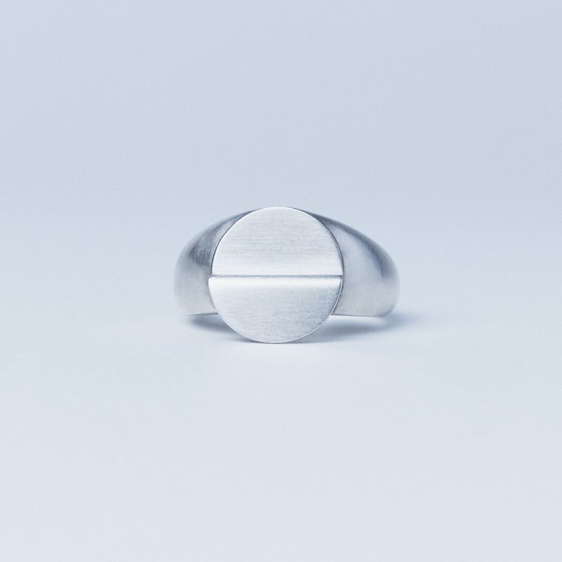 Void circle ring - General Rings - Sterling Silver Silver