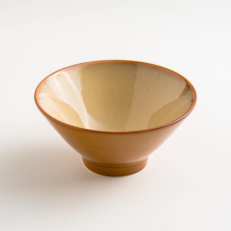 [New product launch] WAGA New Oriental Ceramic Bowl - Rice - Three types in total - ถ้วยชาม - เครื่องลายคราม สีเหลือง