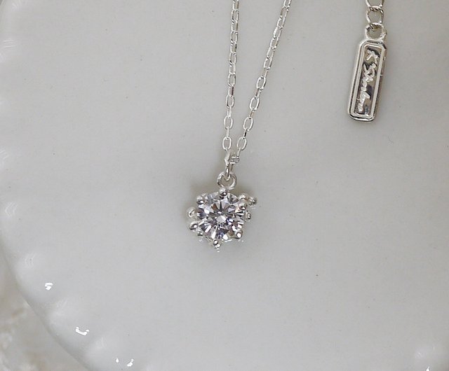 small diamond necklace design