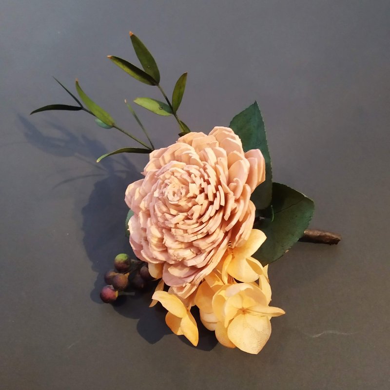 時尚實用乾燥胸花 色系客製化|限自取 - 乾燥花/永生花 - 植物．花 