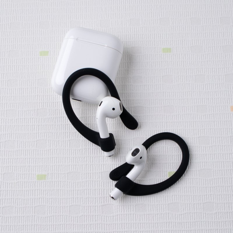 AirPods Magnetic Earhook Sports Anti-drop Earhook (With Storage Ring) - แกดเจ็ต - ซิลิคอน ขาว