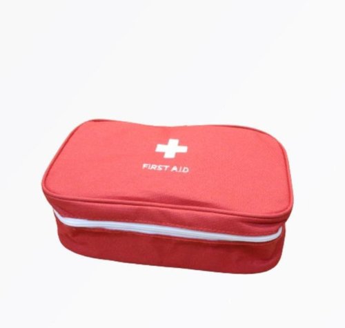 TOPFOREST 急救袋 藥物袋(紅色十字袋), 旅行便攜小型醫療用品包, OT-210503