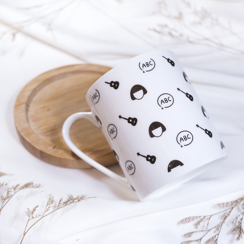 [Customized Gift] Full-page personal style printed plate / mug gift box - Mugs - Porcelain 