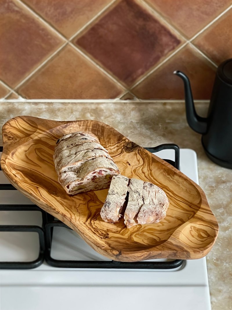 Mediterranean Olive Wood Serving Platter - Plates & Trays - Wood 