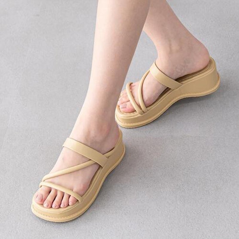 PRE-ORDER SPUR Sunrise Strap mule SS9056 BEIGE - Women's Leather Shoes - Other Materials 