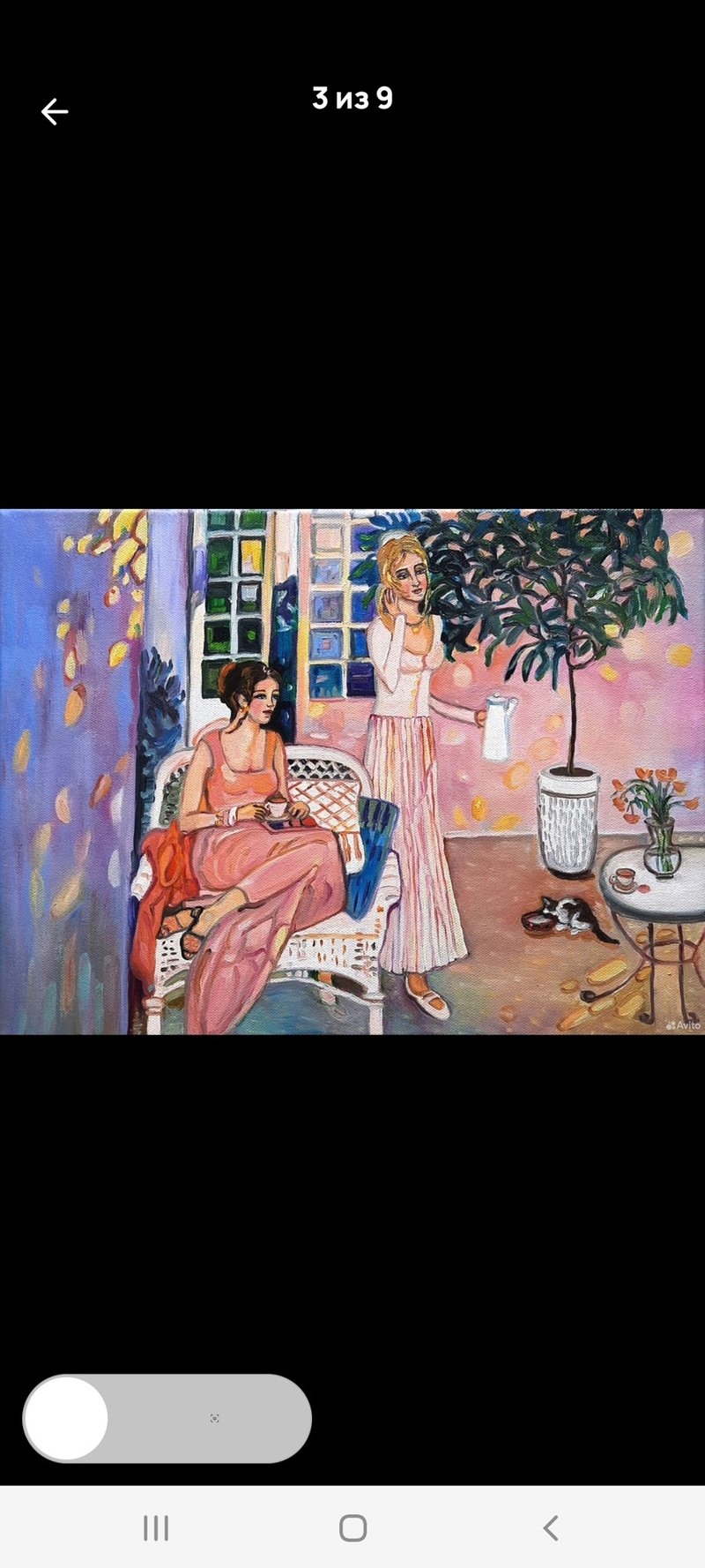 原創畫 Two Girls  Painting  Original Art  Oil Painting  Oil On Canvas - 壁貼/牆壁裝飾 - 其他材質 粉紅色