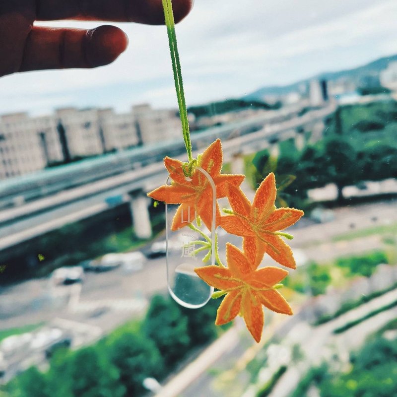 山嵐號-刺繡吊飾組 - 吊飾/掛飾 - 其他人造纖維 多色