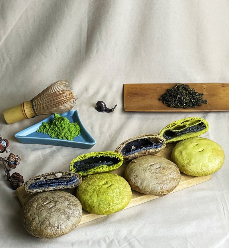 厚燒茶酥餅(4口味8入綜合)/(單1口味6入) - 零食/點心 - 新鮮食材 