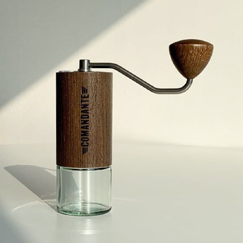 【德國】COMANDANTE C40 頂級手搖磨豆機(WENGE VENEER)(鐵刀木) - 咖啡壺/手沖壺 - 不鏽鋼 咖啡色