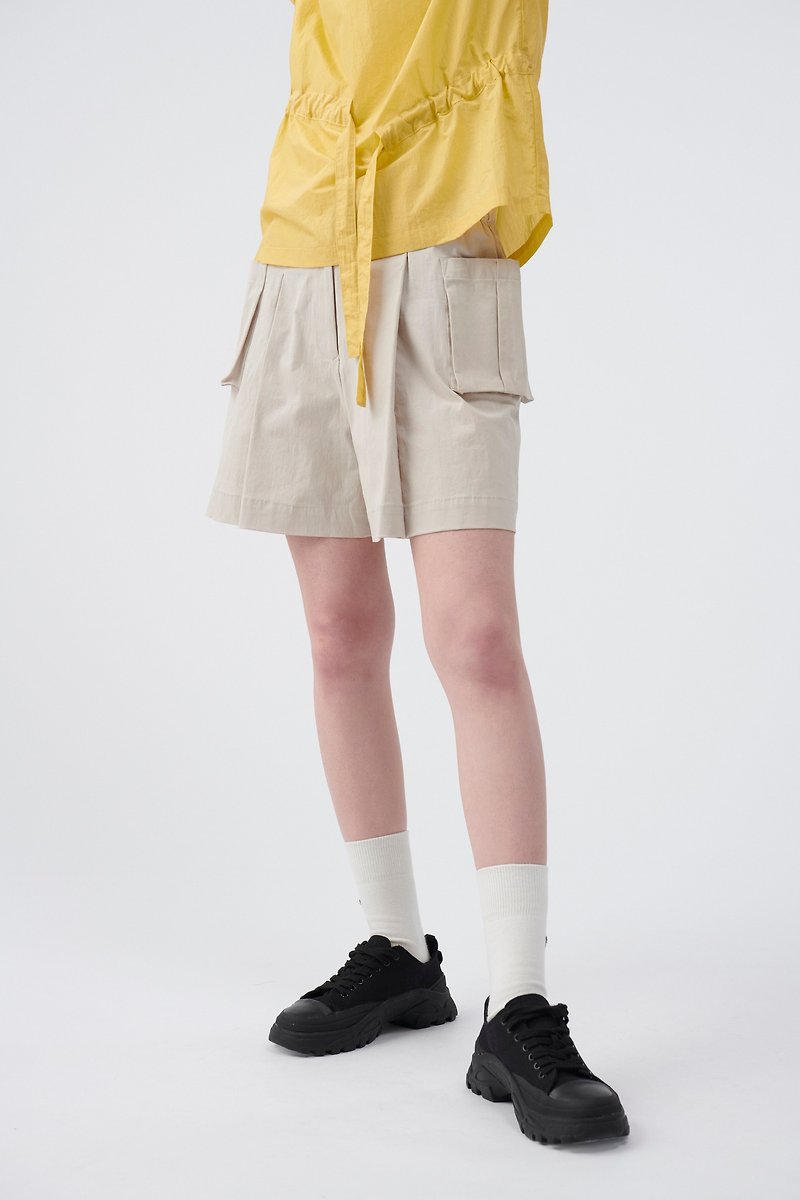 Cargo Shorts (slight defect) - Women's Pants - Cotton & Hemp Khaki