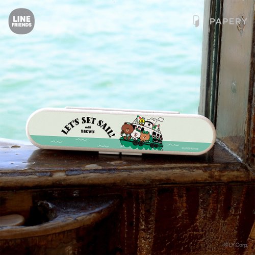 PAPERY.ART 環保餐具套裝A LINE FRIENDS HK SUMMER CHILL LET'S SET SAIL