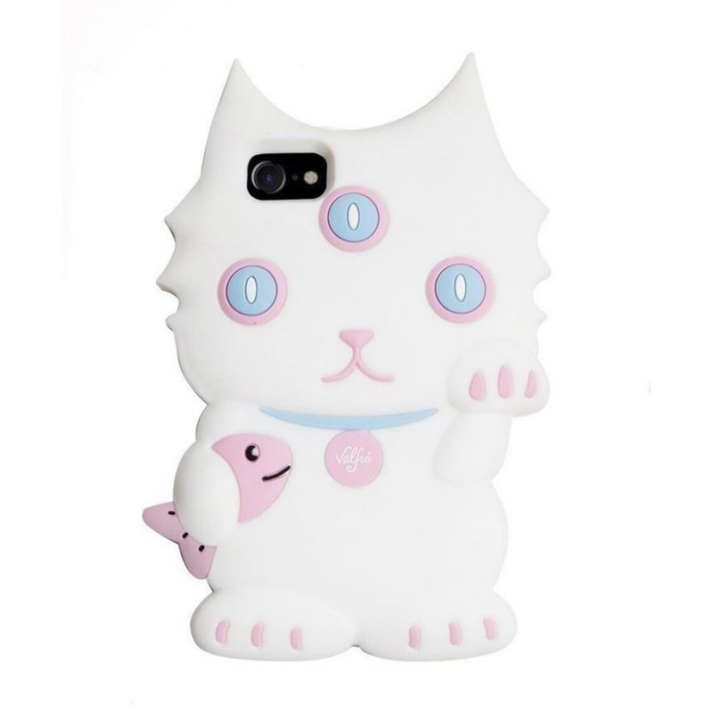 Valfre / Lucky Blanco 3D iPhone Case - Phone Cases - Silicone White