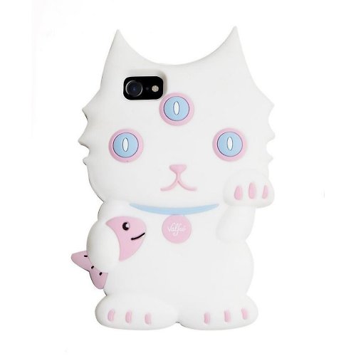 Valfre 美國 Valfre / Lucky Blanco 白貓 3D iPhone 手機殼
