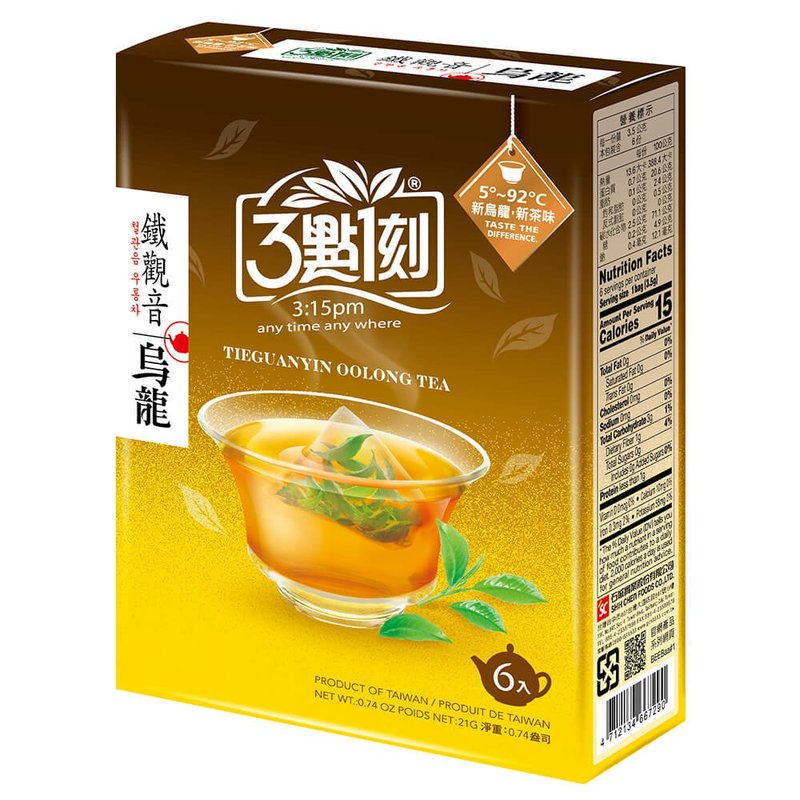 [3:1 tick] Tieguanyin Oolong Tea 6pcs/box - Tea - Other Materials Orange