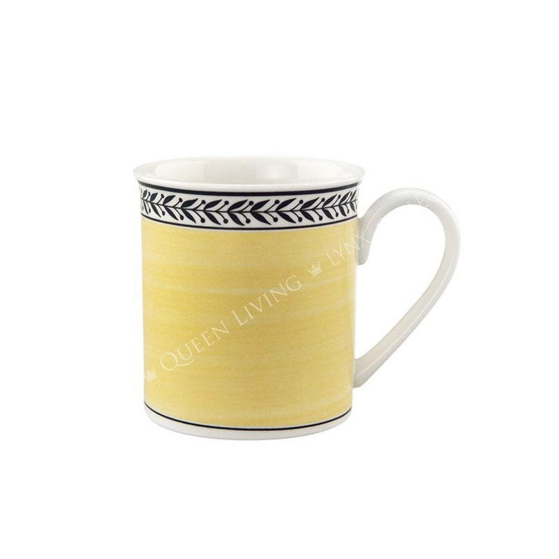 Audun Fleur Mug 10 oz - แก้วมัค/แก้วกาแฟ - เครื่องลายคราม สีเหลือง