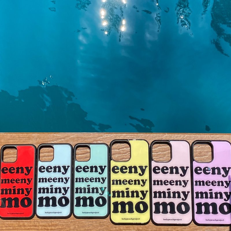 eeny meeny miny mo Glass Bumper iPhone Case - Phone Cases - Other Materials Multicolor