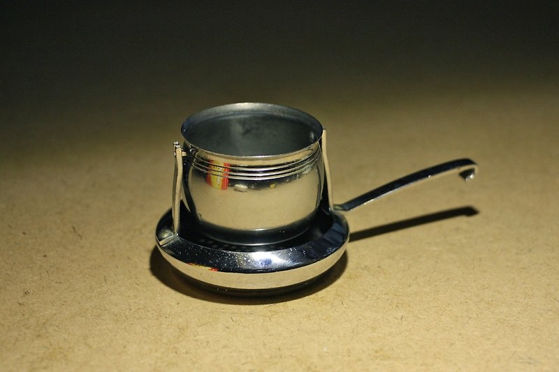 20世紀半ばにオランダから購入した古い金属の銀メッキTIELはアンティークティーの茶葉を吊るした - 急須・ティーカップ - 金属 シルバー