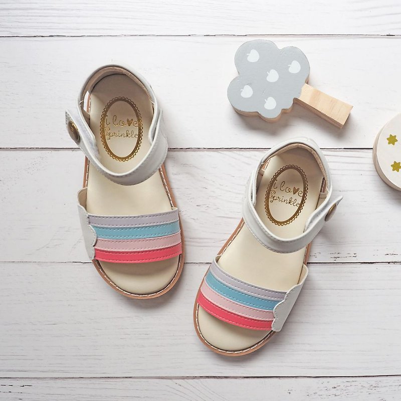 Dada Rainbow Cloud Sandals - Kids' Shoes - Other Man-Made Fibers White